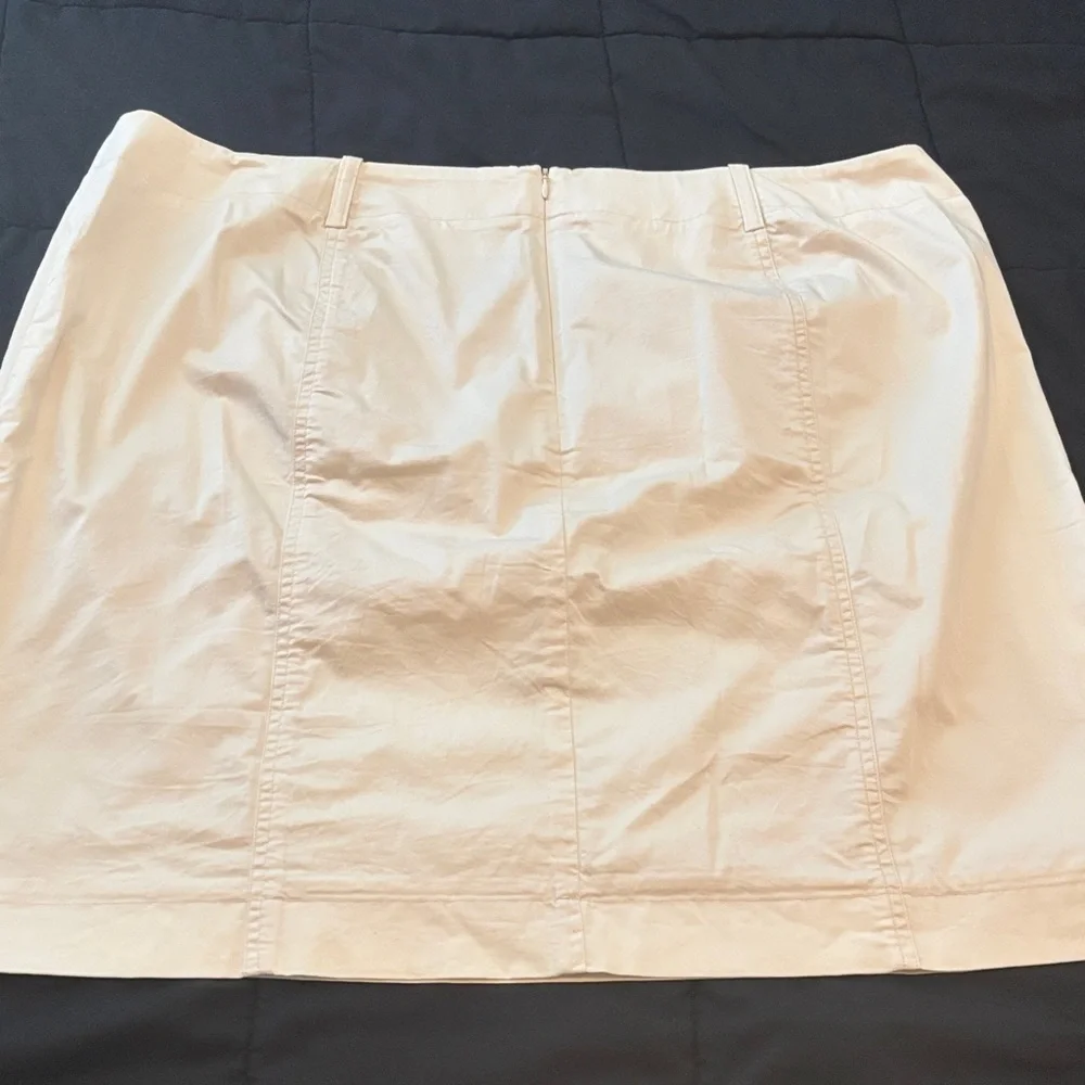 Talbots Woman Petites Classic Cream Women's Skirt 22wp - Picture 7 of 8